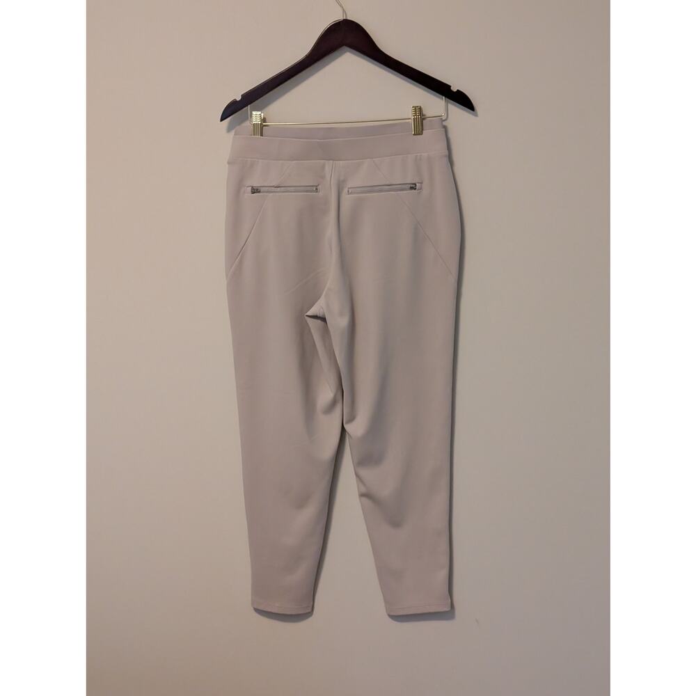Athleta Venice Pintuck Jogger Pant - Size Small - High Rise Light Gray - Picture 4 of 9